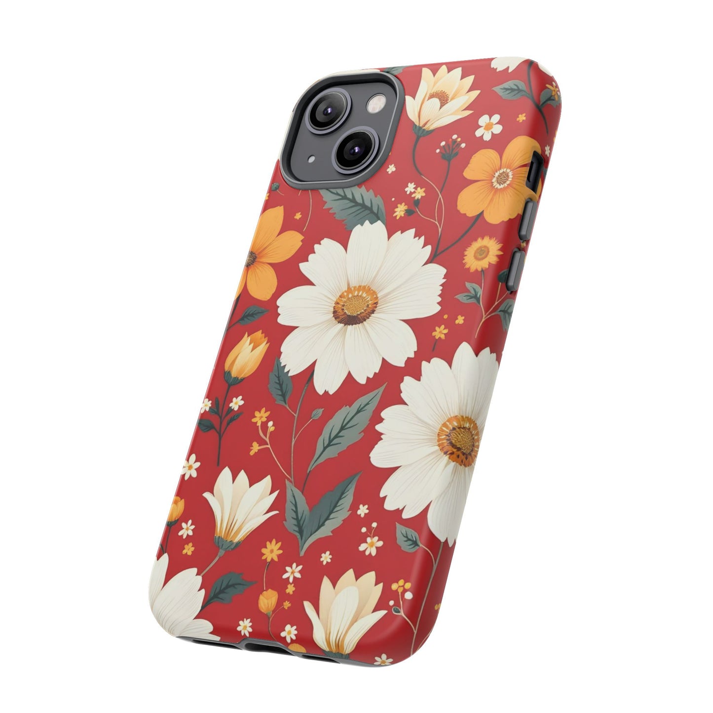 Floral Tough Phone Case | Durable Protection with Vibrant Flowers