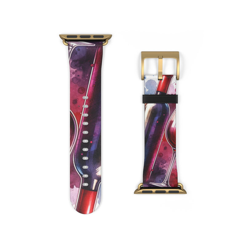 Colorful Wine-Inspired Watch Band - Perfect Gift for Wine Lovers