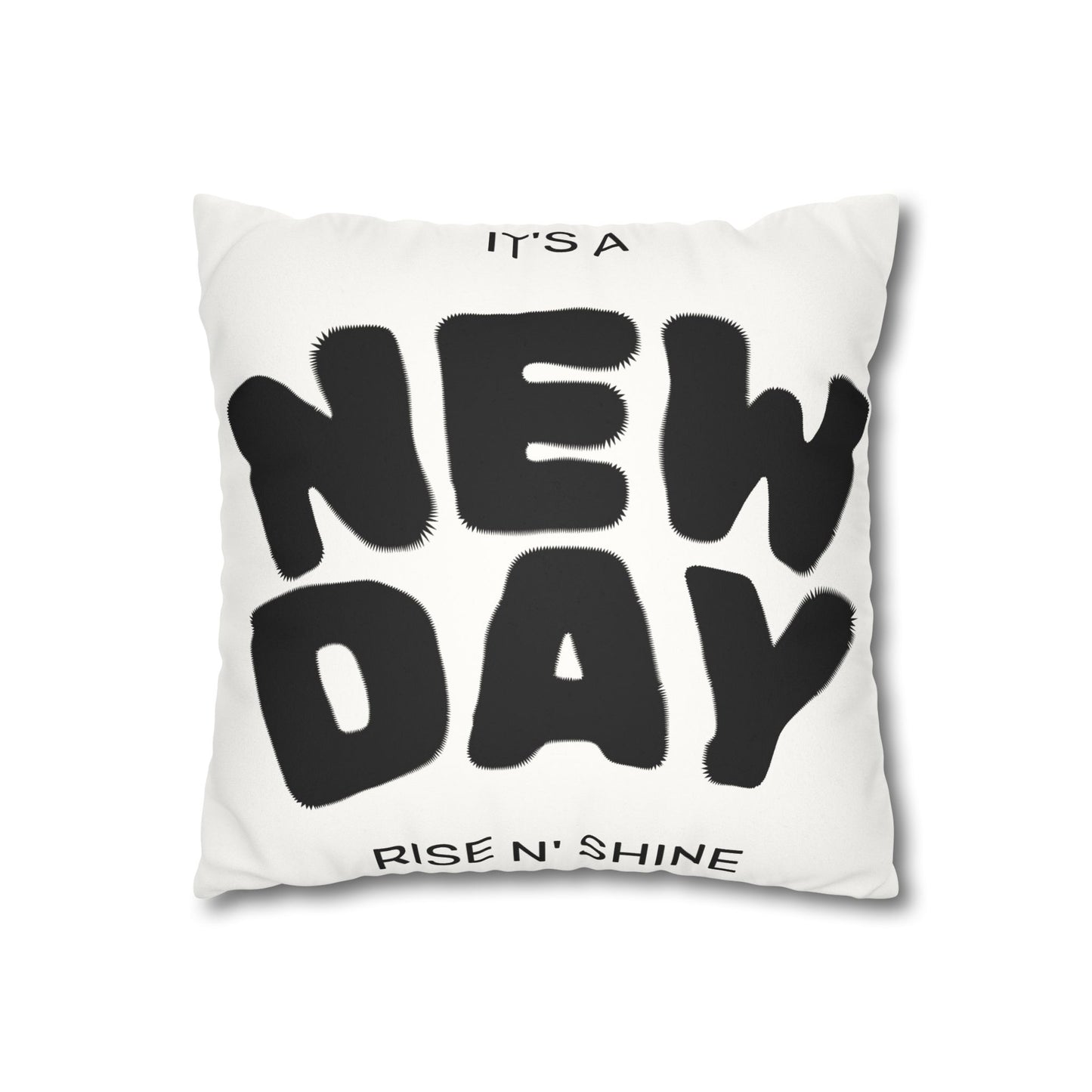 Warm Embrace Faux Suede Pillowcase – Mother and Child Sun Design