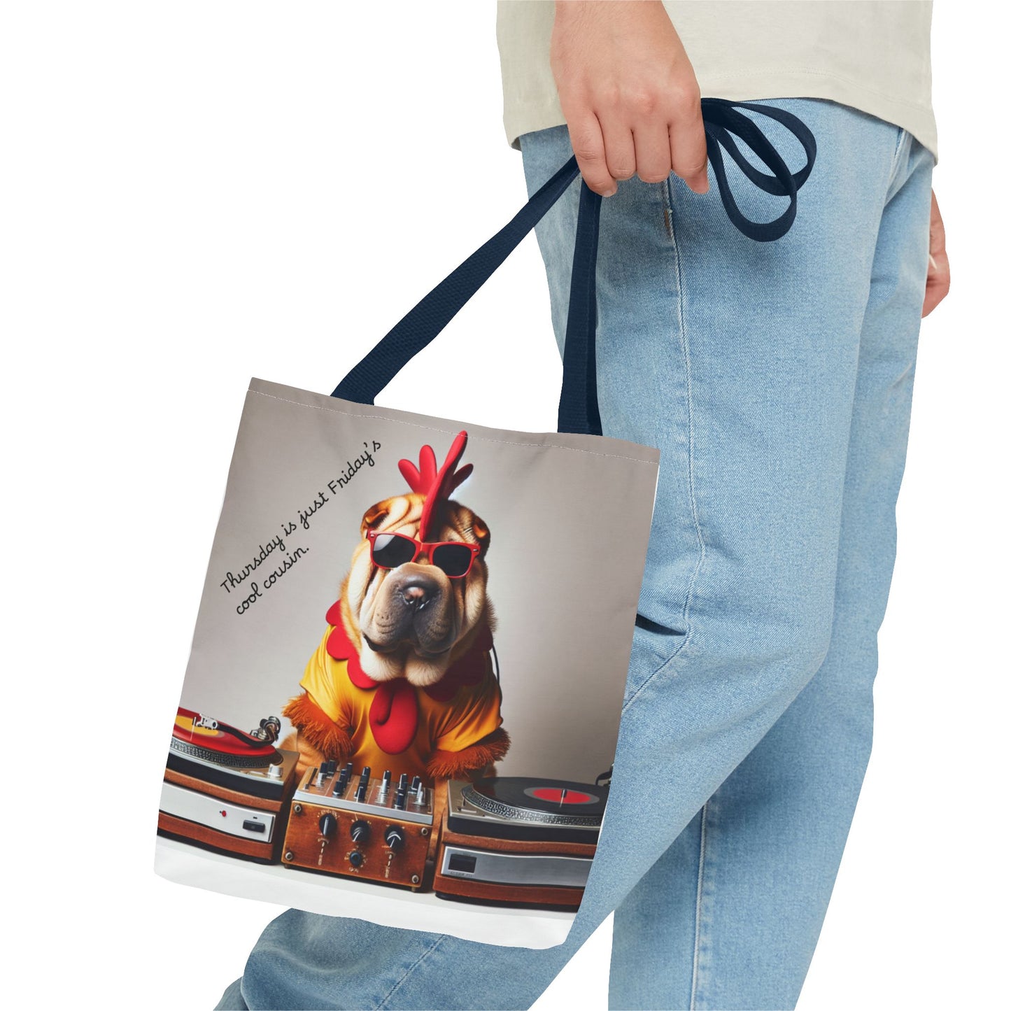 Cool DJ Dog Tote Bag - Perfect for Music Lovers and Pet Owners