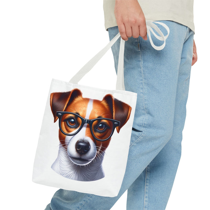 Cool Dog Tote Bag with Glasses - Perfect for Pet Lovers and Everyday Use