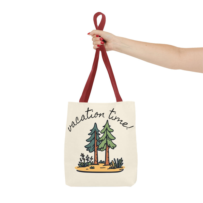 Vacation Time Tote Bag - Nature-Inspired Beach & Travel Accessory