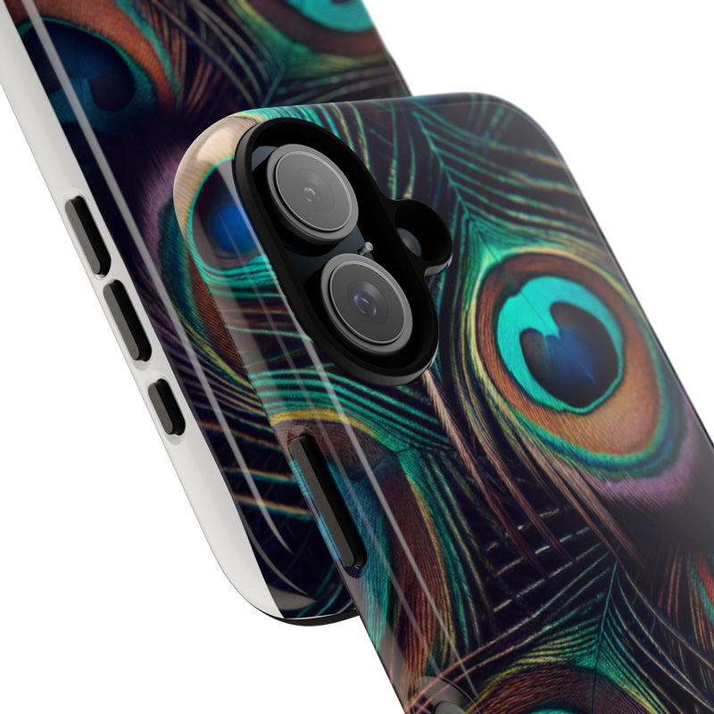 Peacock Feather Phone Case - Tough & Stylish Protection