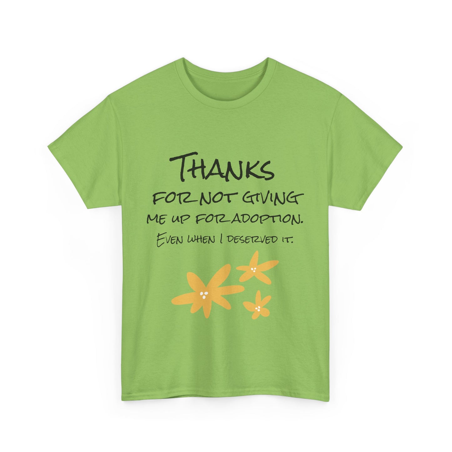 Thank You Unisex Heavy Cotton Tee - Perfect for Mother's Day!