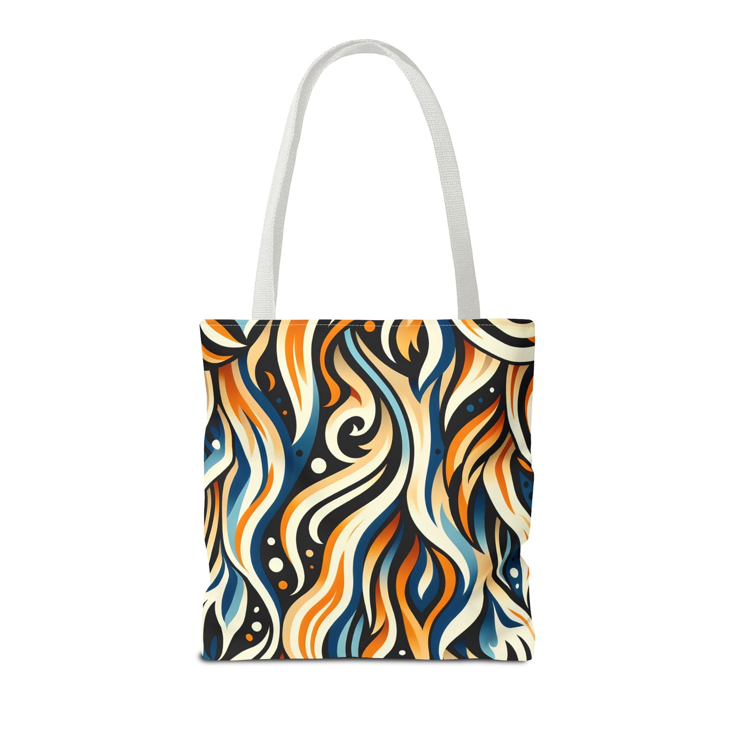 Vibrant Boho Tote Bag - Colorful AOP Design, Beach Essential, Everyday Carry, Gift Idea, Stylish and Functional