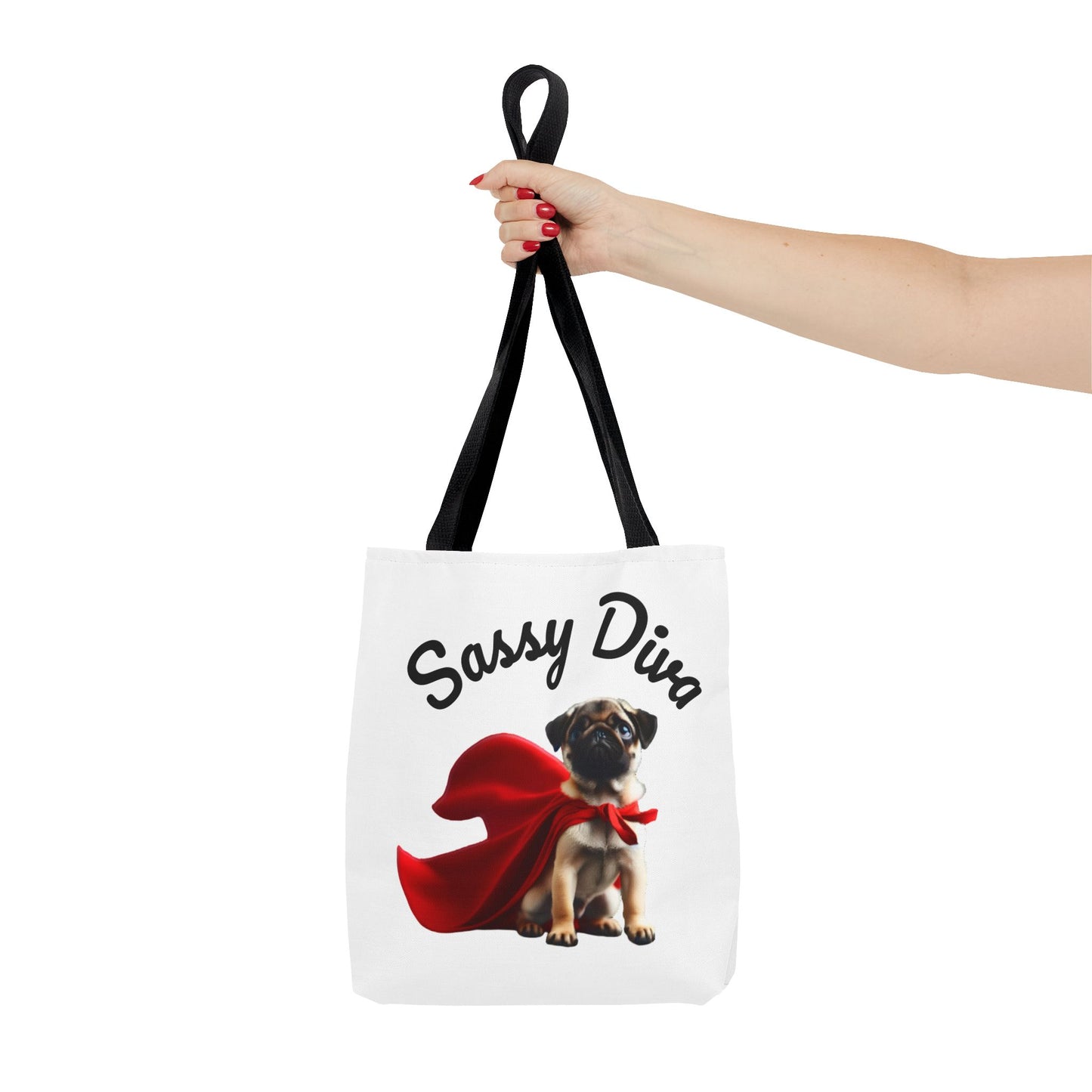 Sassy Diva Tote Bag, Stylish Eco-Friendly Bag, Pet Lover Gift, Dog Mom Accessory, Fun Shopping Bag, Animal Themed Purse