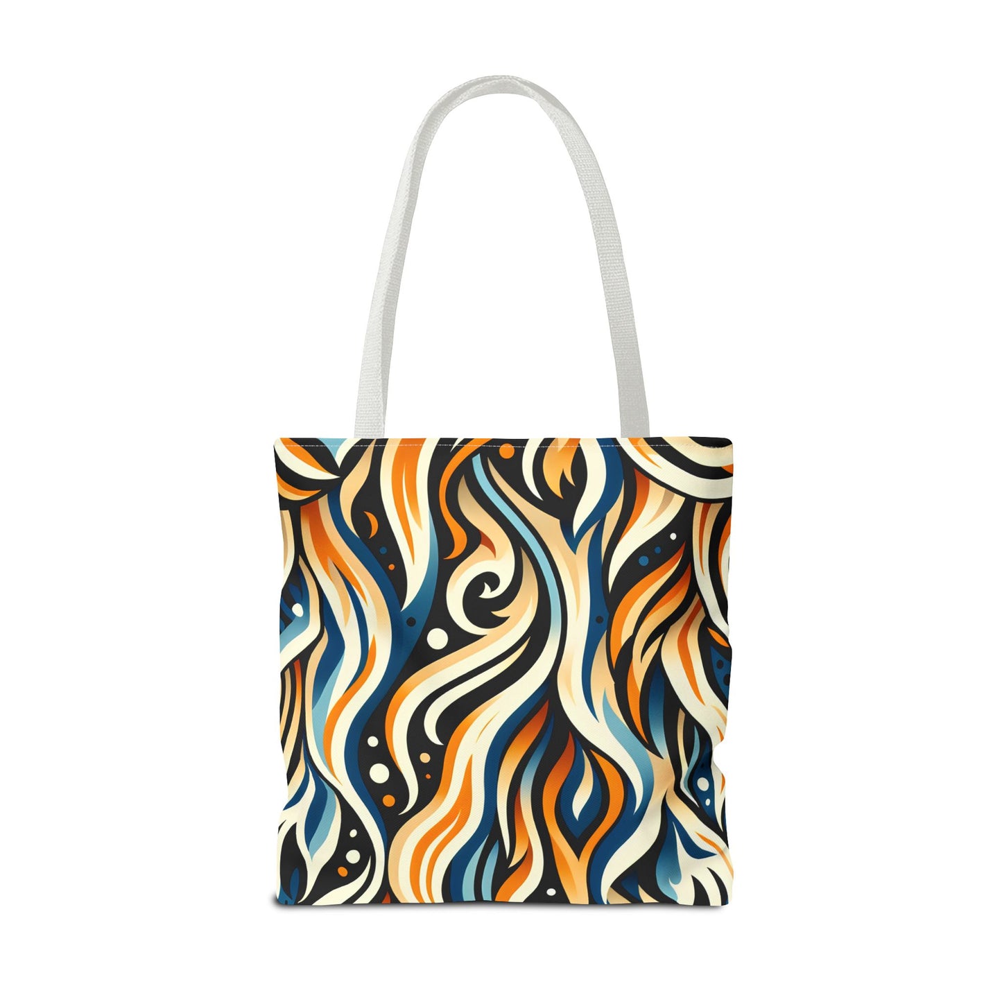 Vibrant Boho Tote Bag - Colorful AOP Design, Beach Essential, Everyday Carry, Gift Idea, Stylish and Functional