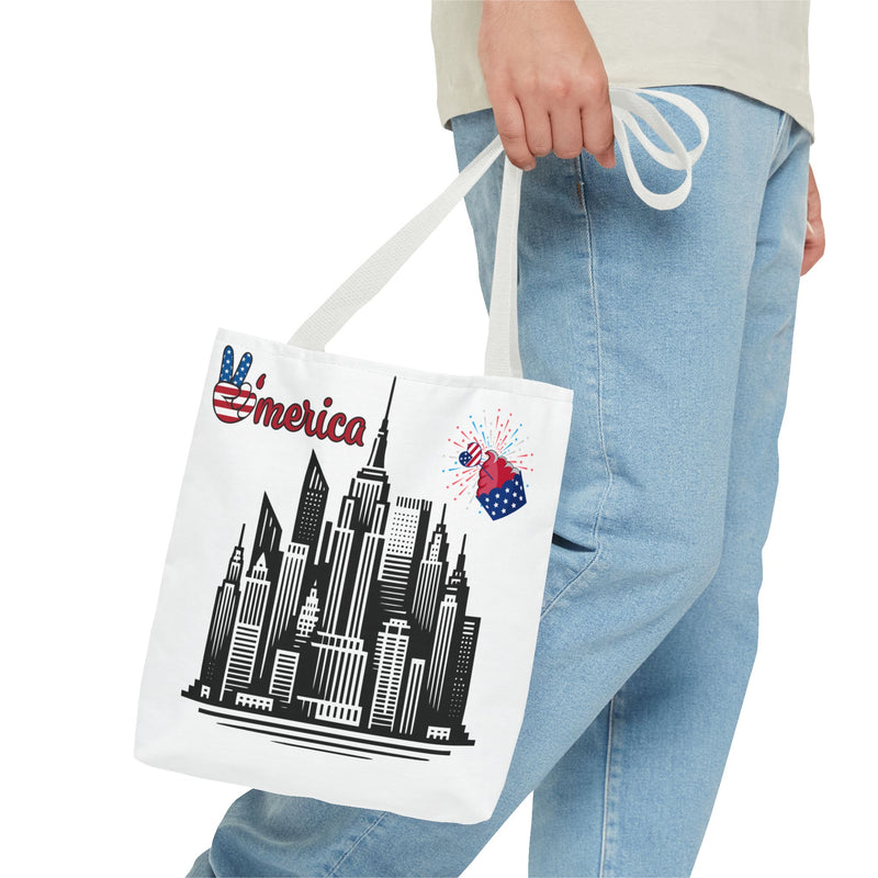 Patriotic NYC Tote Bag - Celebrate America with Style