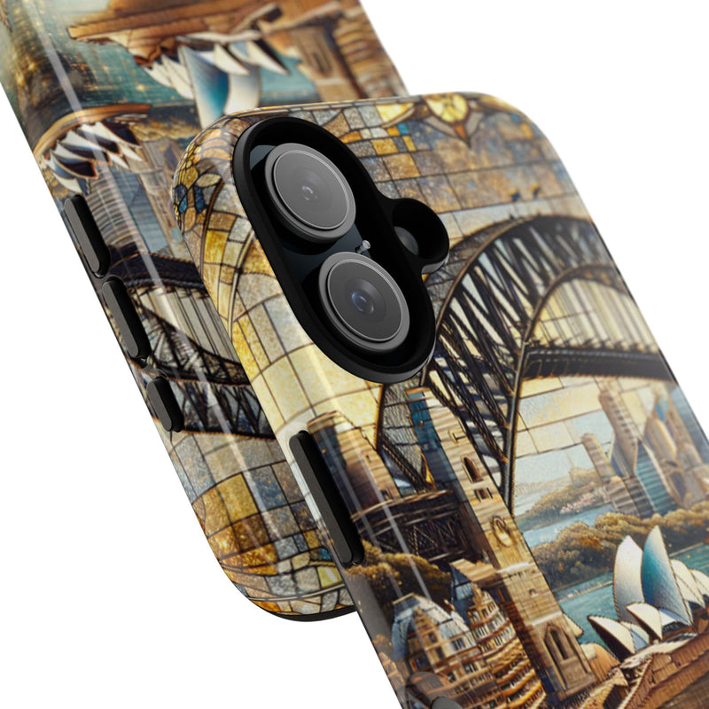 Sydney Mosaic Tough Phone Case - Durable Protection with Scenic Design