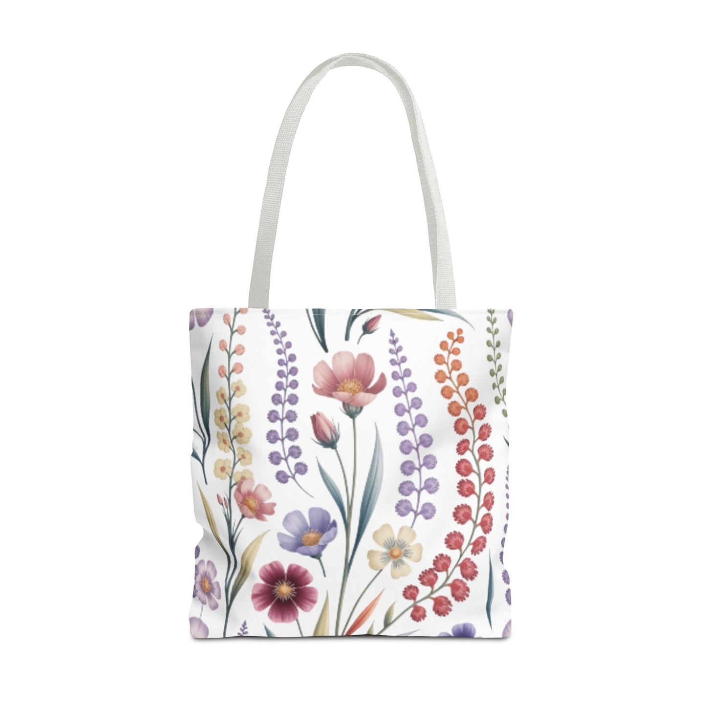 Floral Tote Bag, Stylish Shopping Bag, Reusable Grocery Tote, Summer Outing Purse, Eco-Friendly Gift, Flower Pattern Accessory