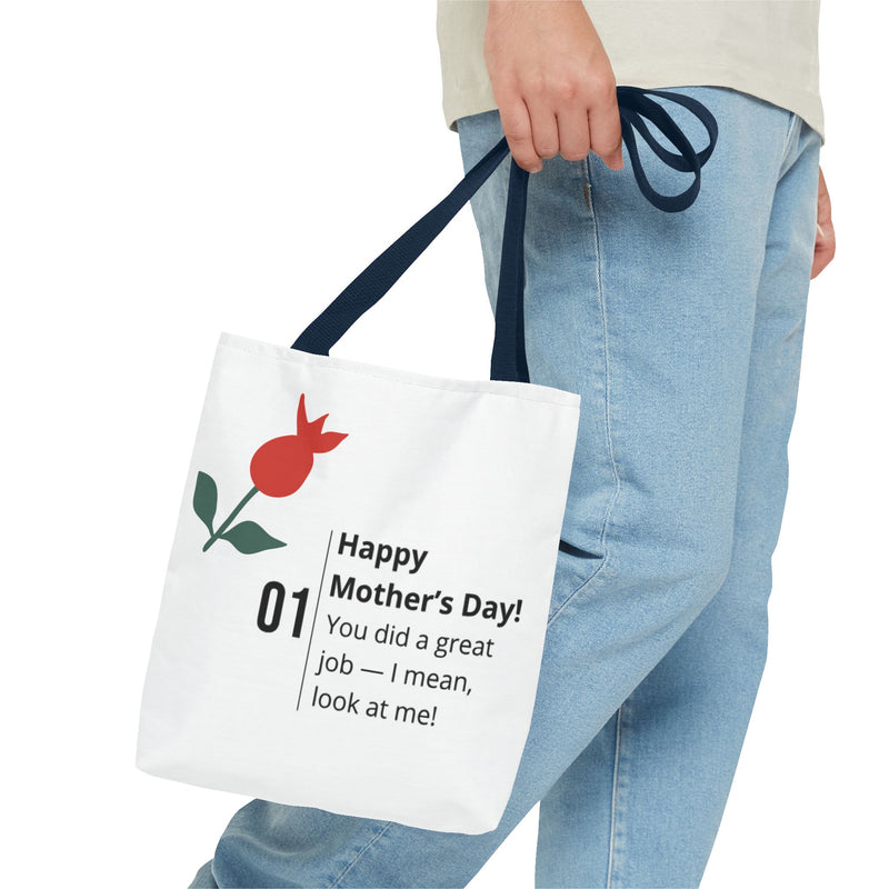 Happy Mother's Day Tote Bag - Fun and Spirited Gift for Moms