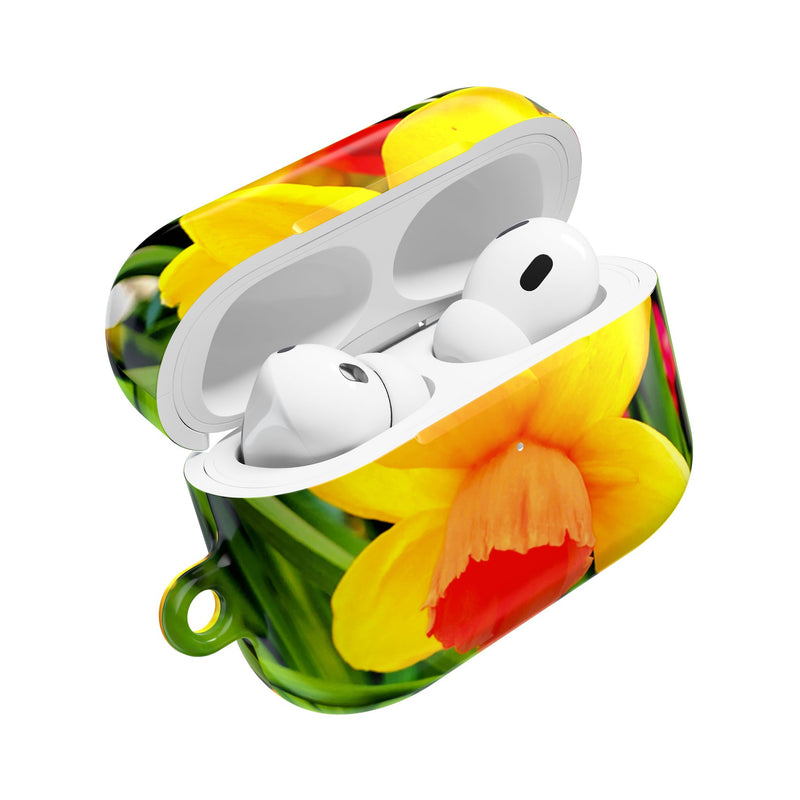 Floral AirPod Case - Yellow Daffodil Design for Spring Vibes