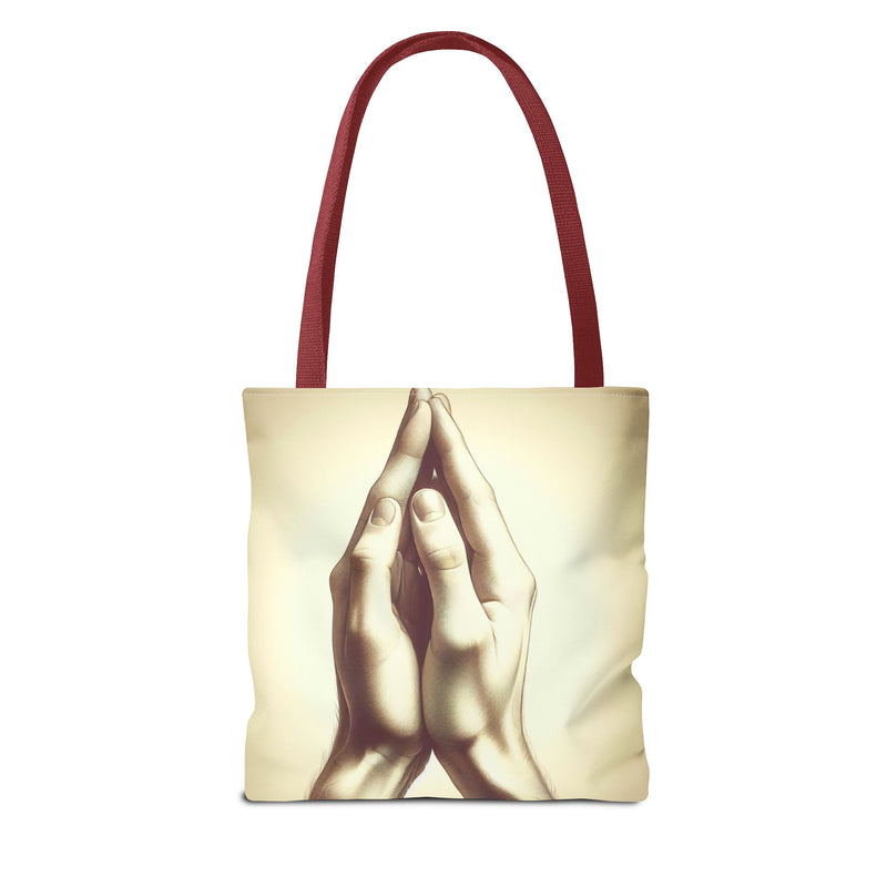 Mindful Hands Tote Bag - Elegant Design for Everyday Use