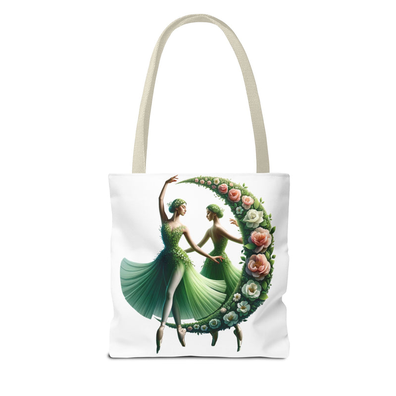 Elegant Floral Ballerina Tote Bag - Perfect for Dance Lovers & Special Occasions