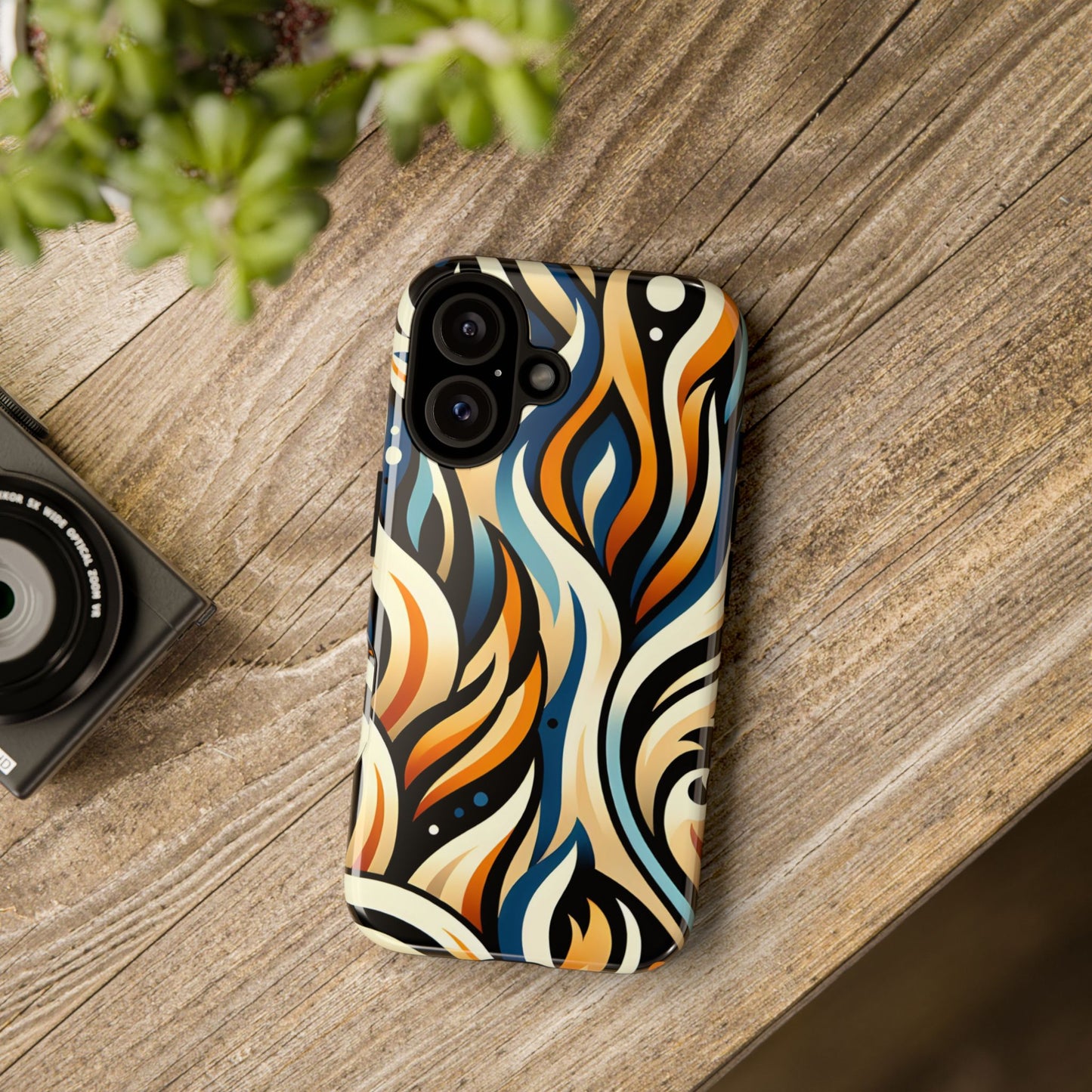 Vibrant Phone Case, Tough Cases, Bohemian Style, Colorful Phone Cover, Gift for Her, Travel Accessory