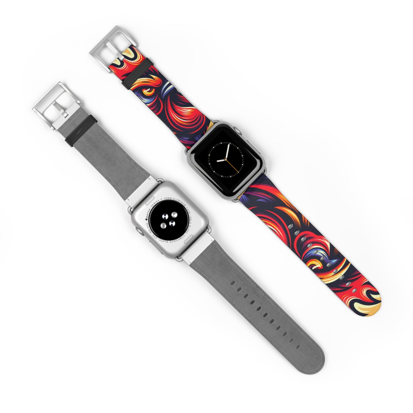 Vibrant Abstract Watch Band | Colorful Silicone Strap for Style and Comfort