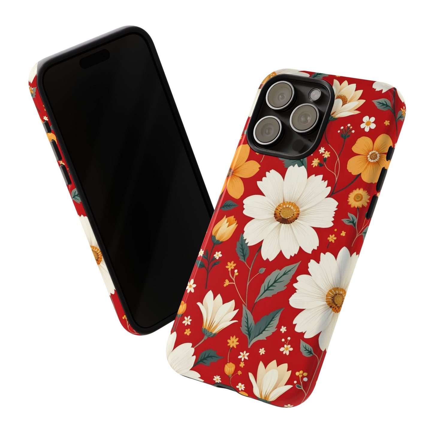 Floral Tough Phone Case | Durable Protection with Vibrant Flowers