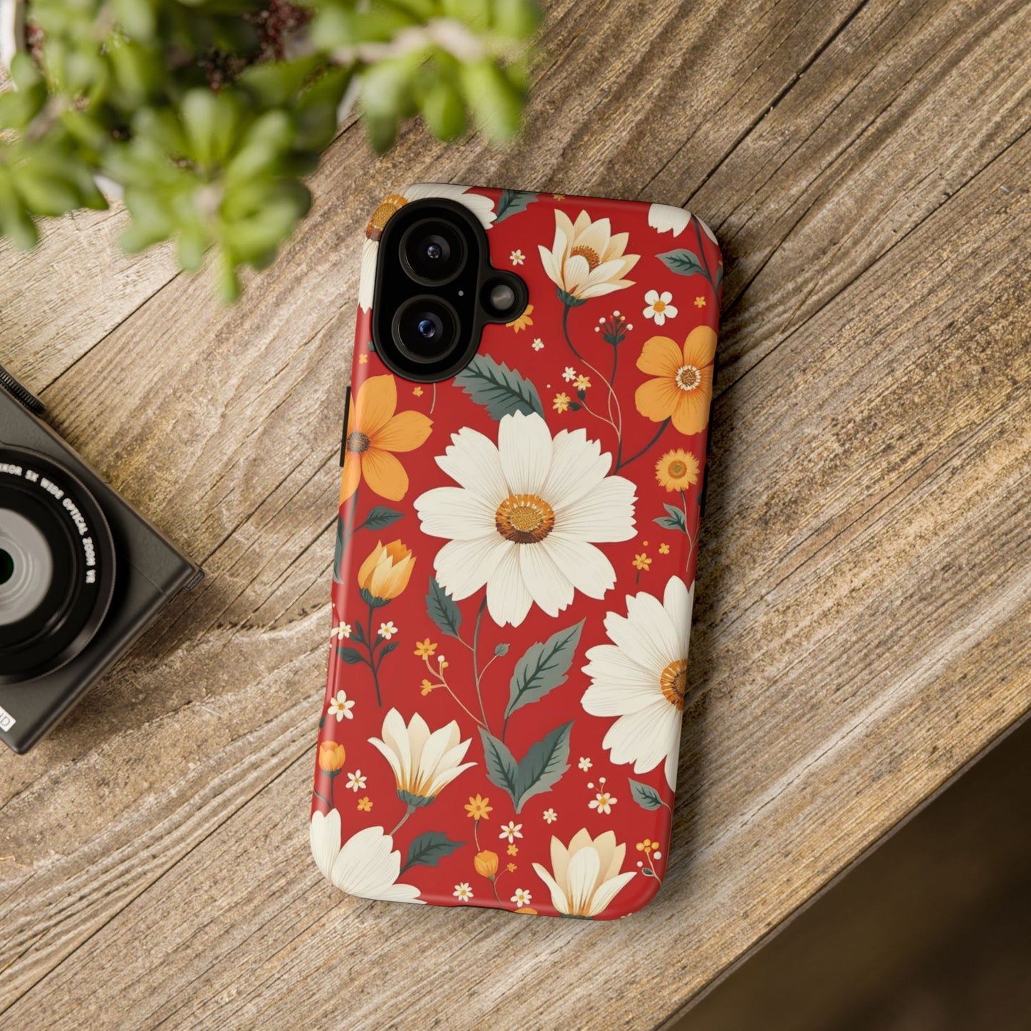Floral Tough Phone Case | Durable Protection with Vibrant Flowers