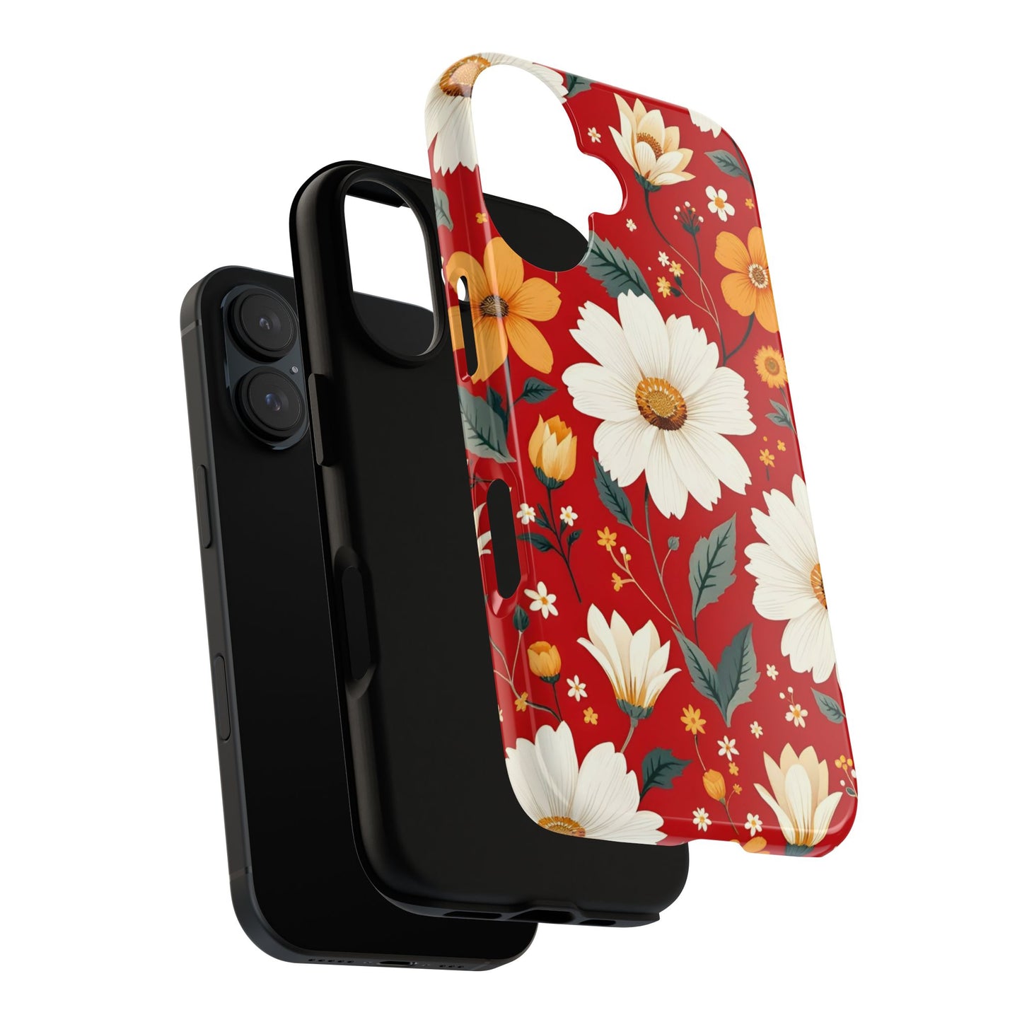 Floral Tough Phone Case | Durable Protection with Vibrant Flowers