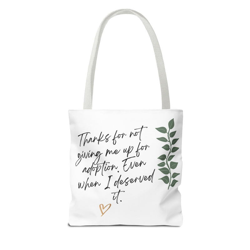 Heartfelt Quote Tote Bag - Perfect Gift for Loved Ones