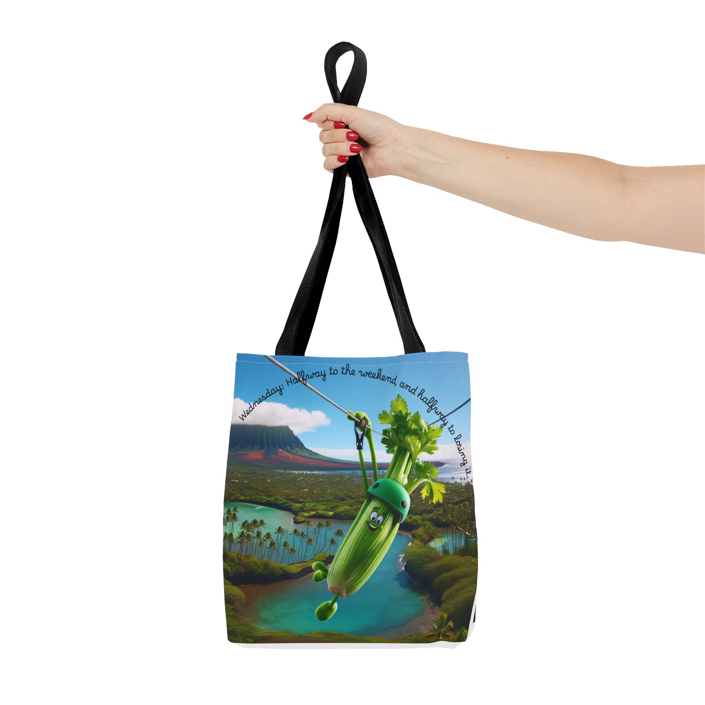 Whimsical Vegetable Tote Bag - Perfect for Weekend Adventures!