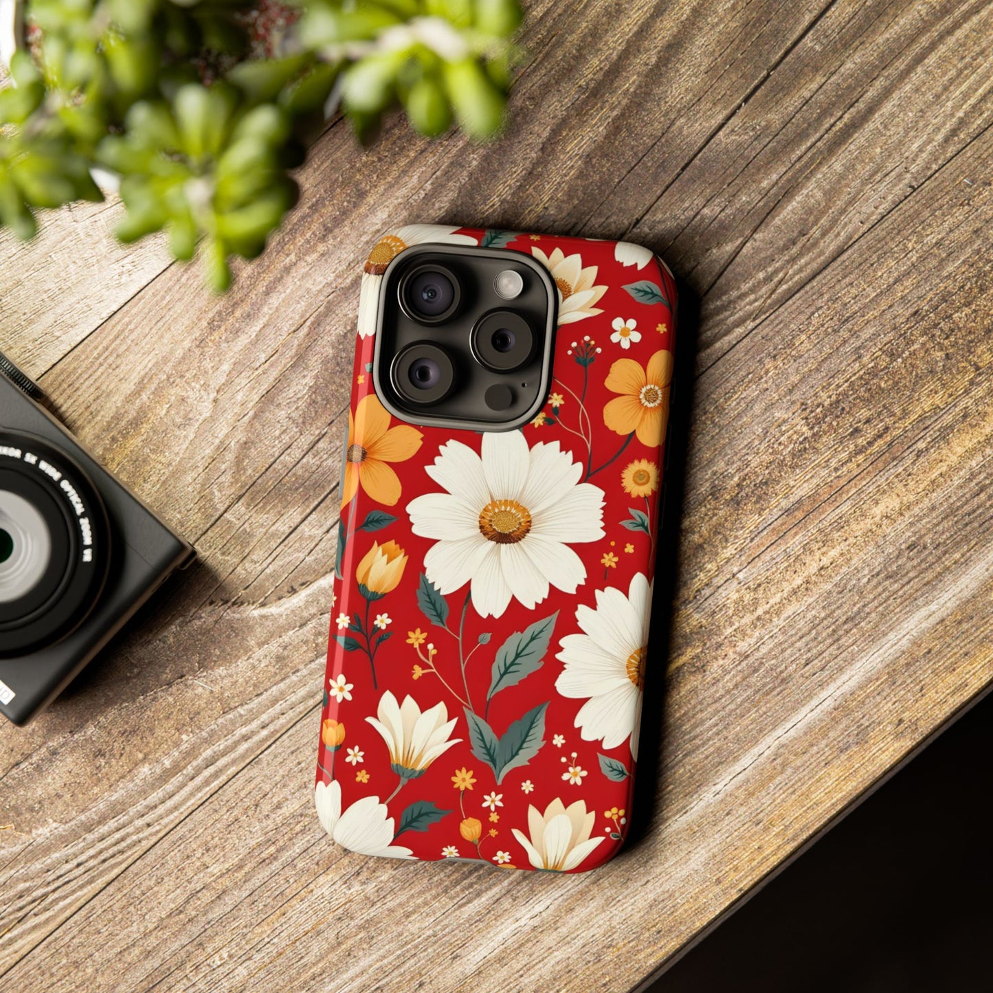 Floral Tough Phone Case | Durable Protection with Vibrant Flowers