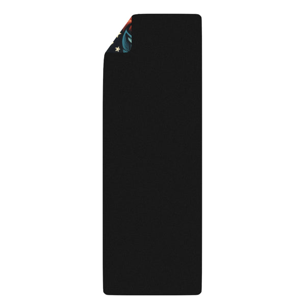 Adventure-Inspired Rubber Yoga Mat - Bohemian Nature Design