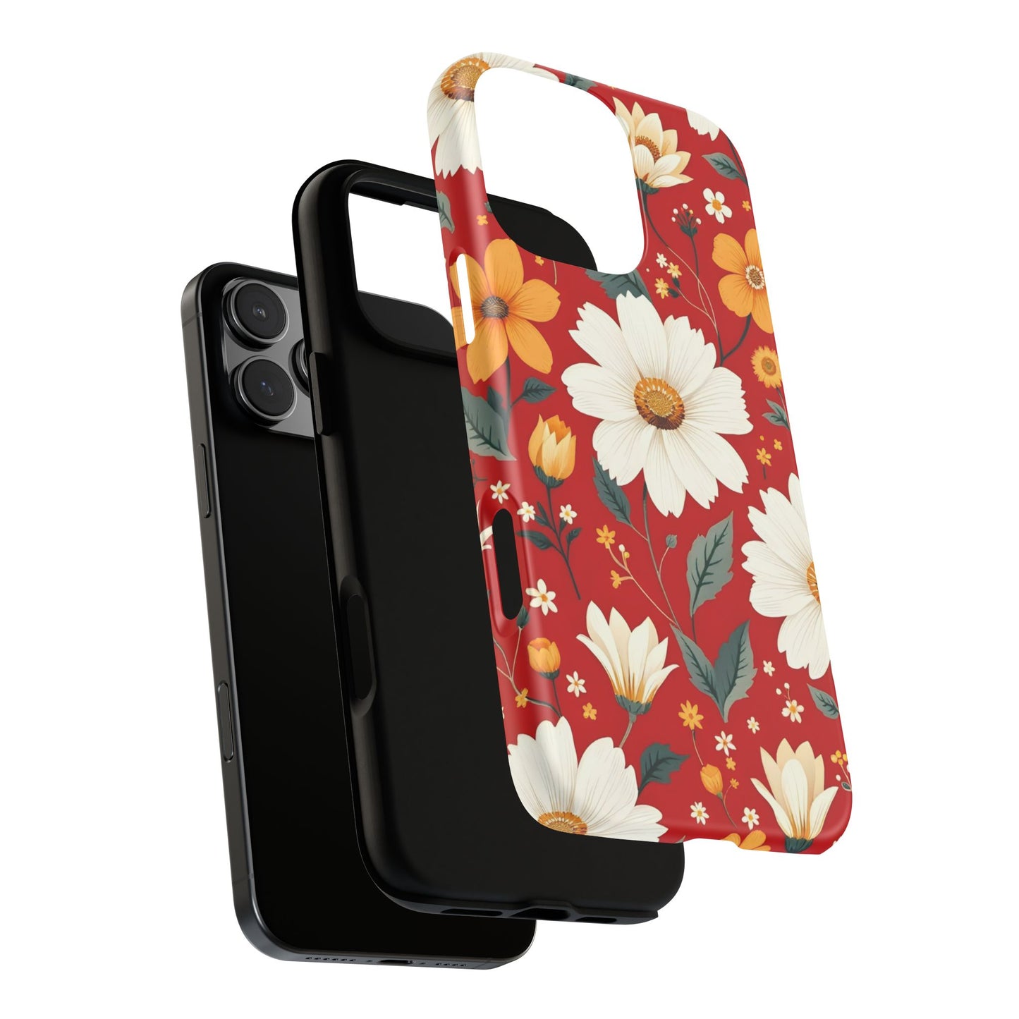Floral Tough Phone Case | Durable Protection with Vibrant Flowers