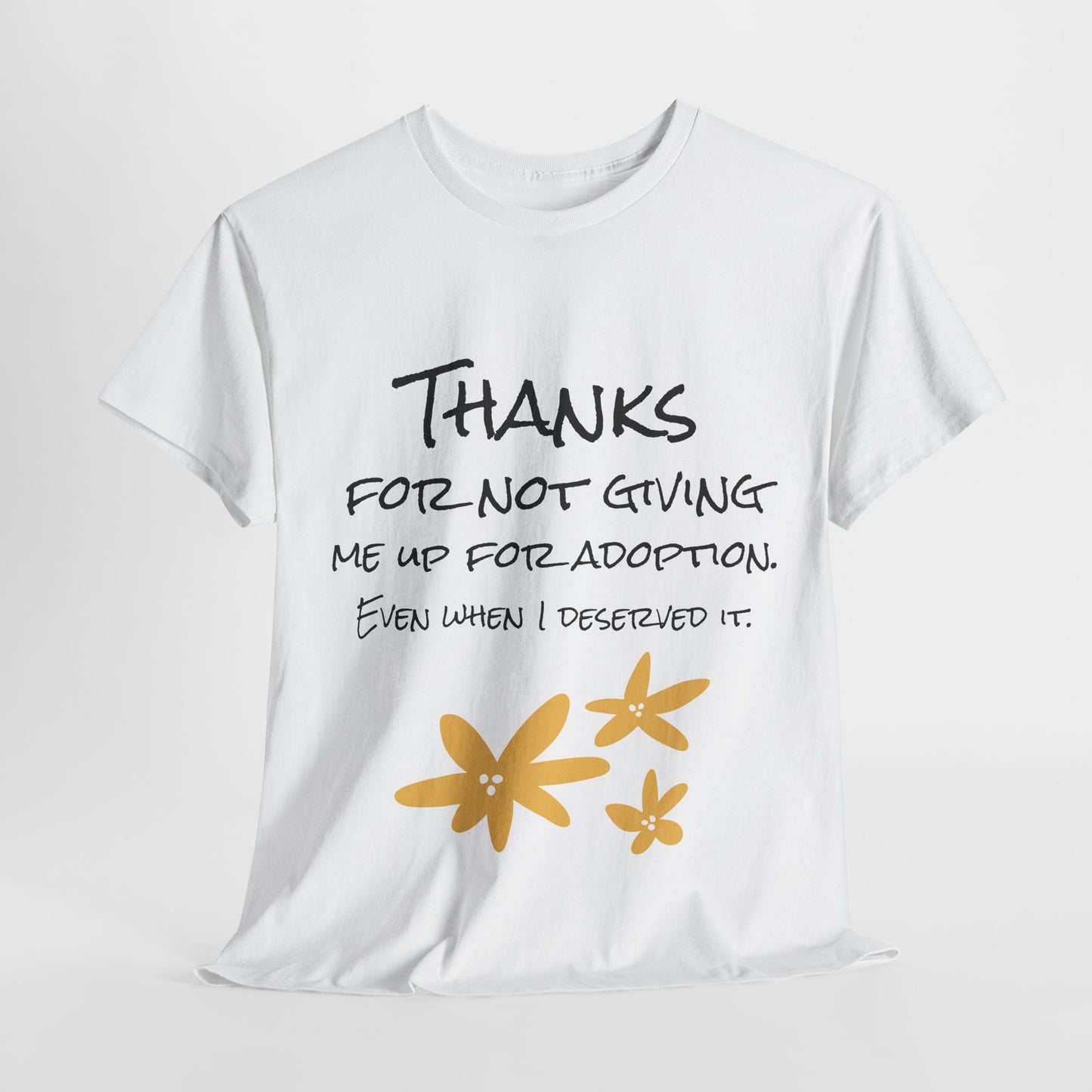 Thank You Unisex Heavy Cotton Tee - Perfect for Mother's Day!