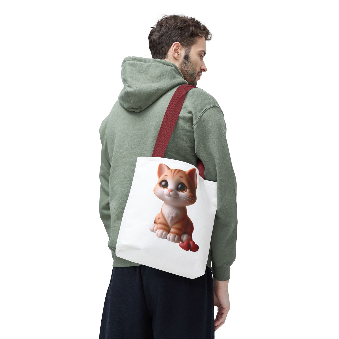 Adorable Cat Tote Bag - Cute Kawaii Design for Cat Lovers