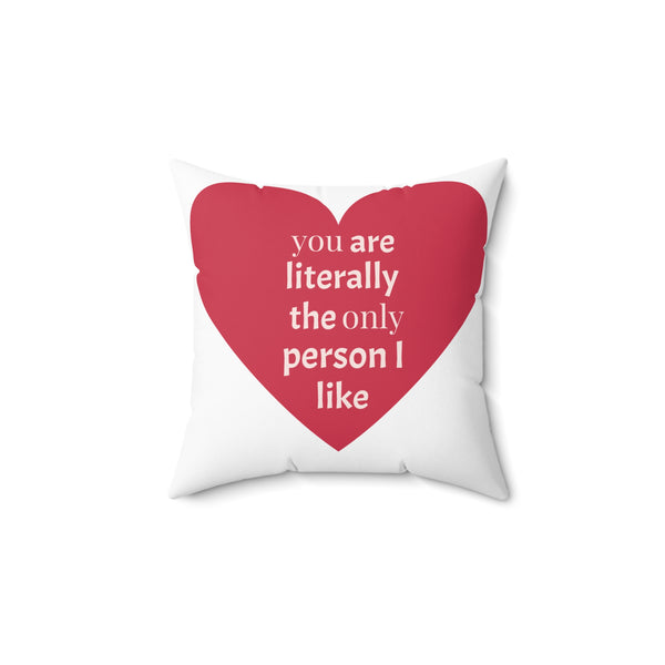 Emotional Throw Pillow for Special Occasions - 'Happy Mother’s Day!' & Heart Design