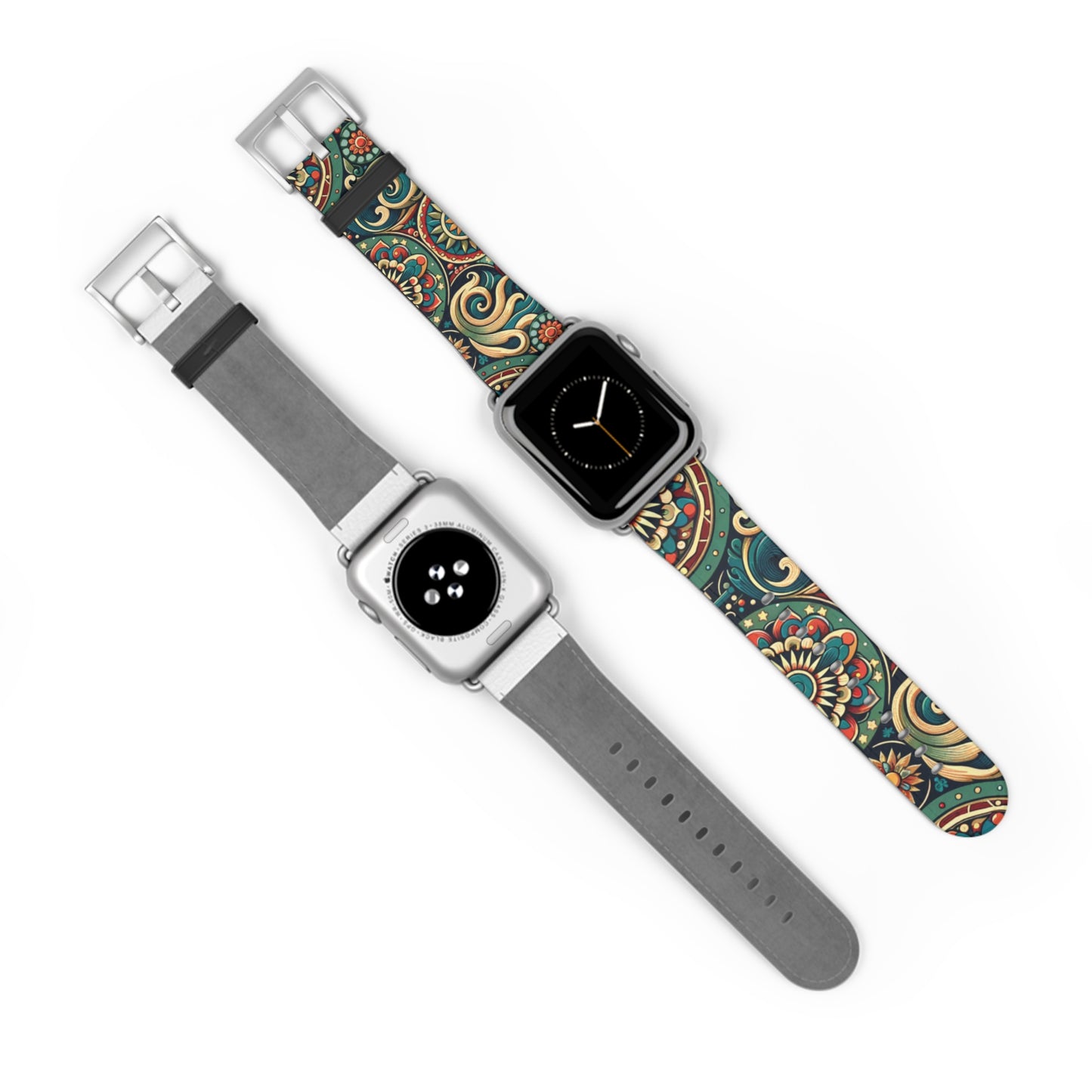 Bohemian Floral Watch Band - Stylish Accessory for Everyday Wear, Fitness Tracker, Gift for Her, Holiday Present, Unique Style