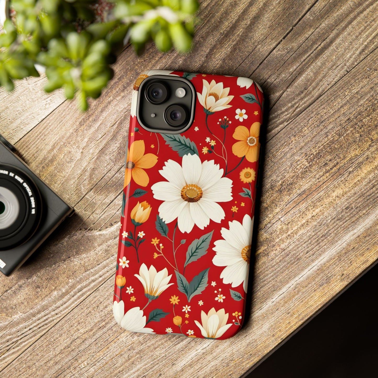 Floral Tough Phone Case | Durable Protection with Vibrant Flowers