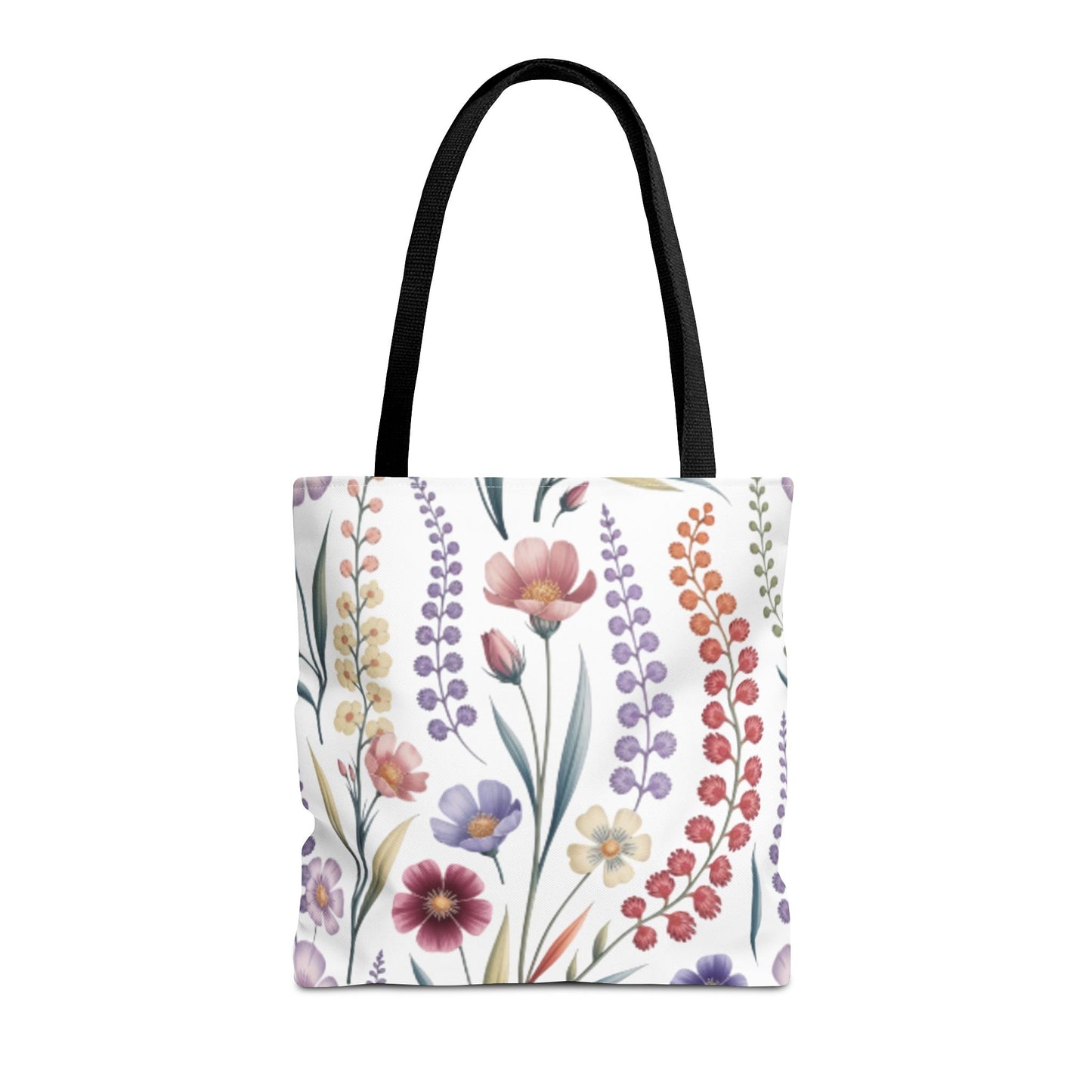 Floral Tote Bag, Stylish Shopping Bag, Reusable Grocery Tote, Summer Outing Purse, Eco-Friendly Gift, Flower Pattern Accessory