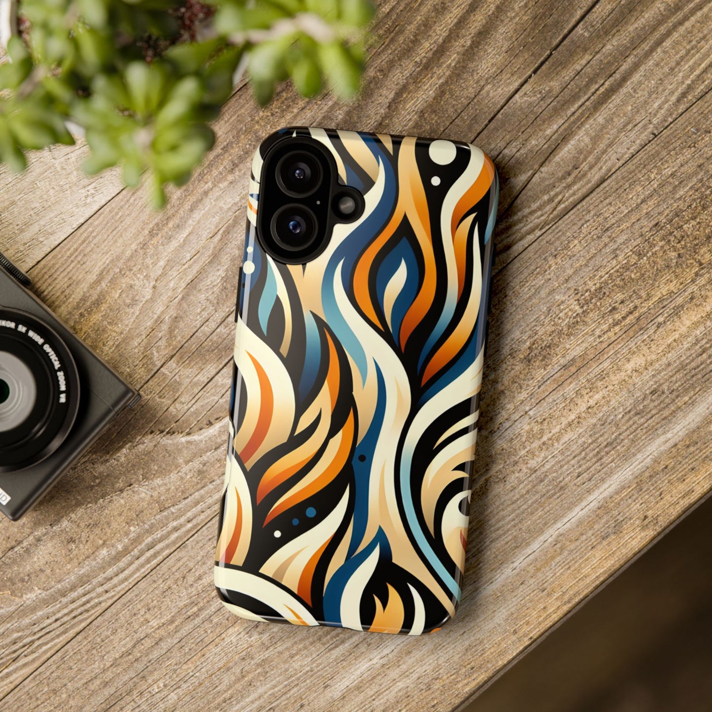 Vibrant Phone Case, Tough Cases, Bohemian Style, Colorful Phone Cover, Gift for Her, Travel Accessory