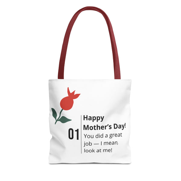 Happy Mother's Day Tote Bag - Fun and Spirited Gift for Moms