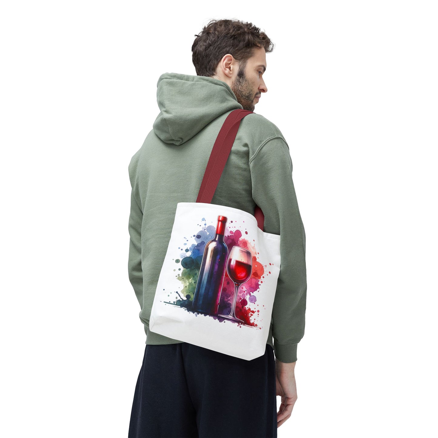 Vibrant Wine Lover's Tote Bag - Perfect for Gifting and Everyday Use