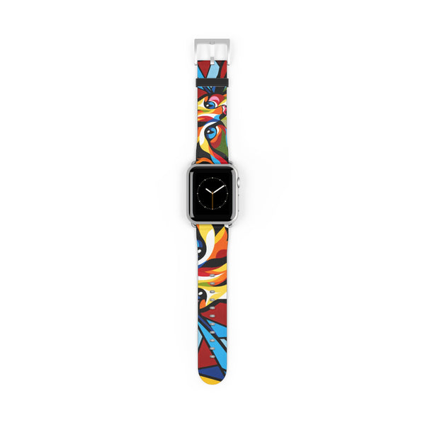 Colorful Animal Print Watch Band - Vibrant Accessory for Stylish Souls