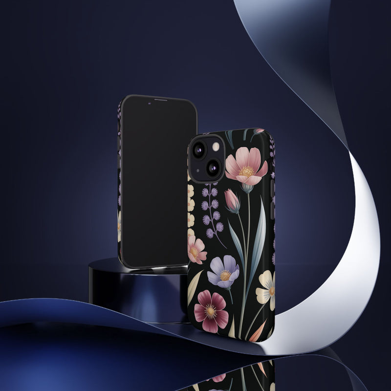 Floral Phone Case - Tough Cases with Elegant Botanical Design