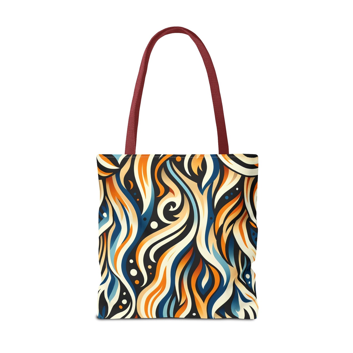 Vibrant Boho Tote Bag - Colorful AOP Design, Beach Essential, Everyday Carry, Gift Idea, Stylish and Functional