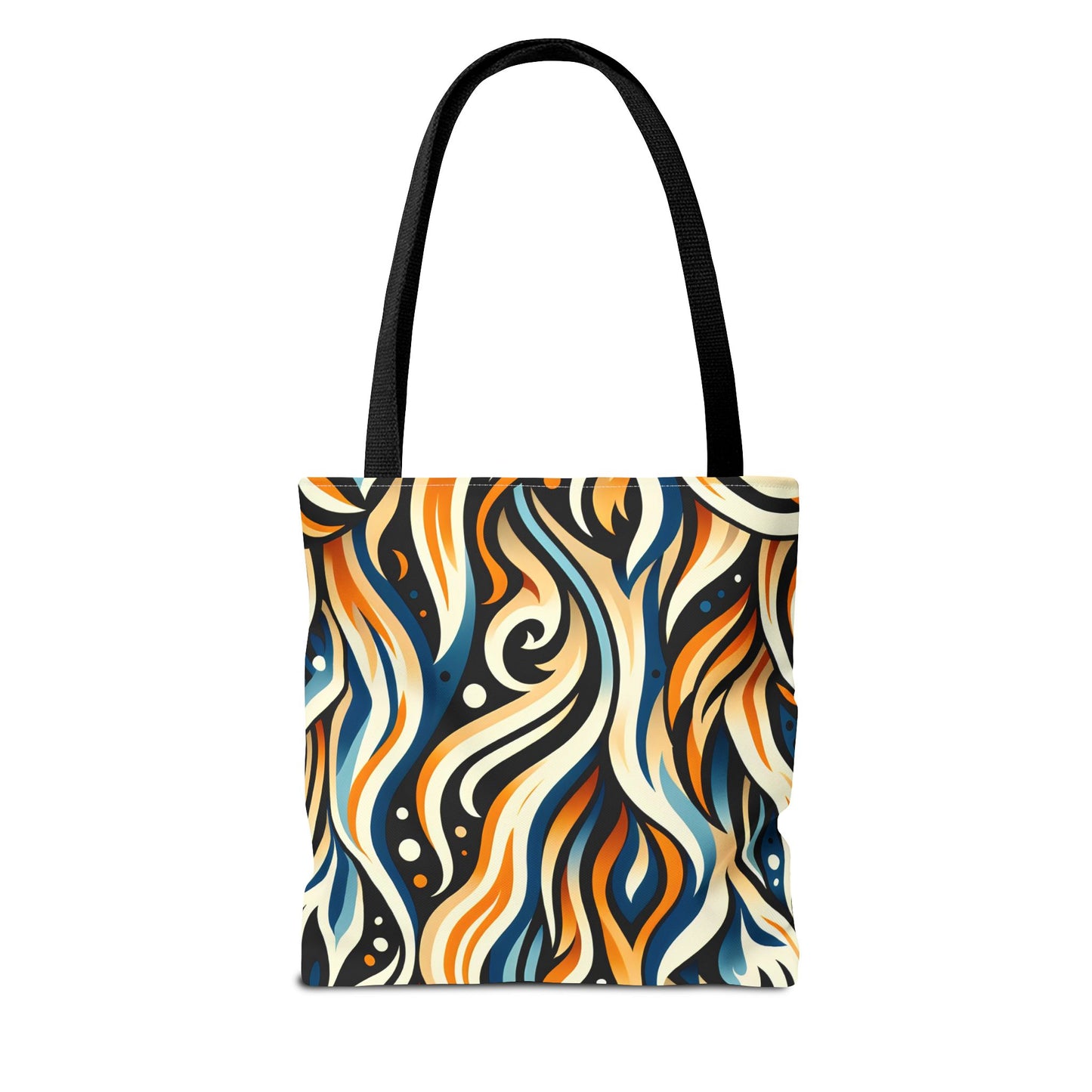 Vibrant Boho Tote Bag - Colorful AOP Design, Beach Essential, Everyday Carry, Gift Idea, Stylish and Functional