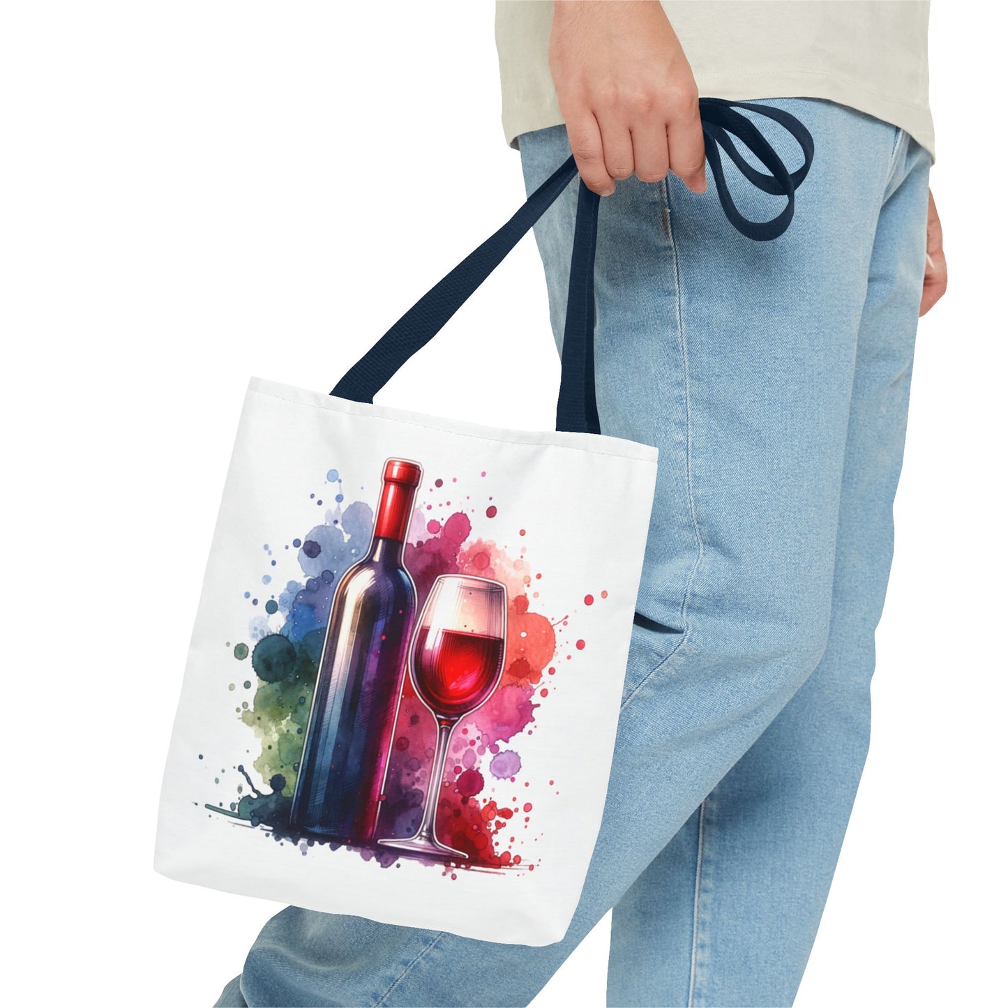 Vibrant Wine Lover's Tote Bag - Perfect for Gifting and Everyday Use
