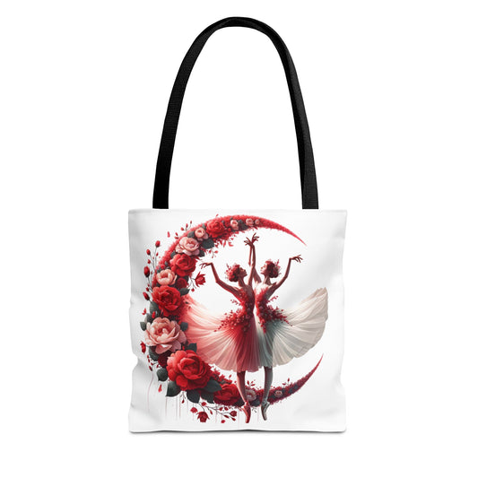 Elegant Floral Ballerina Tote Bag - Perfect for Dance Lovers & Special Occasions