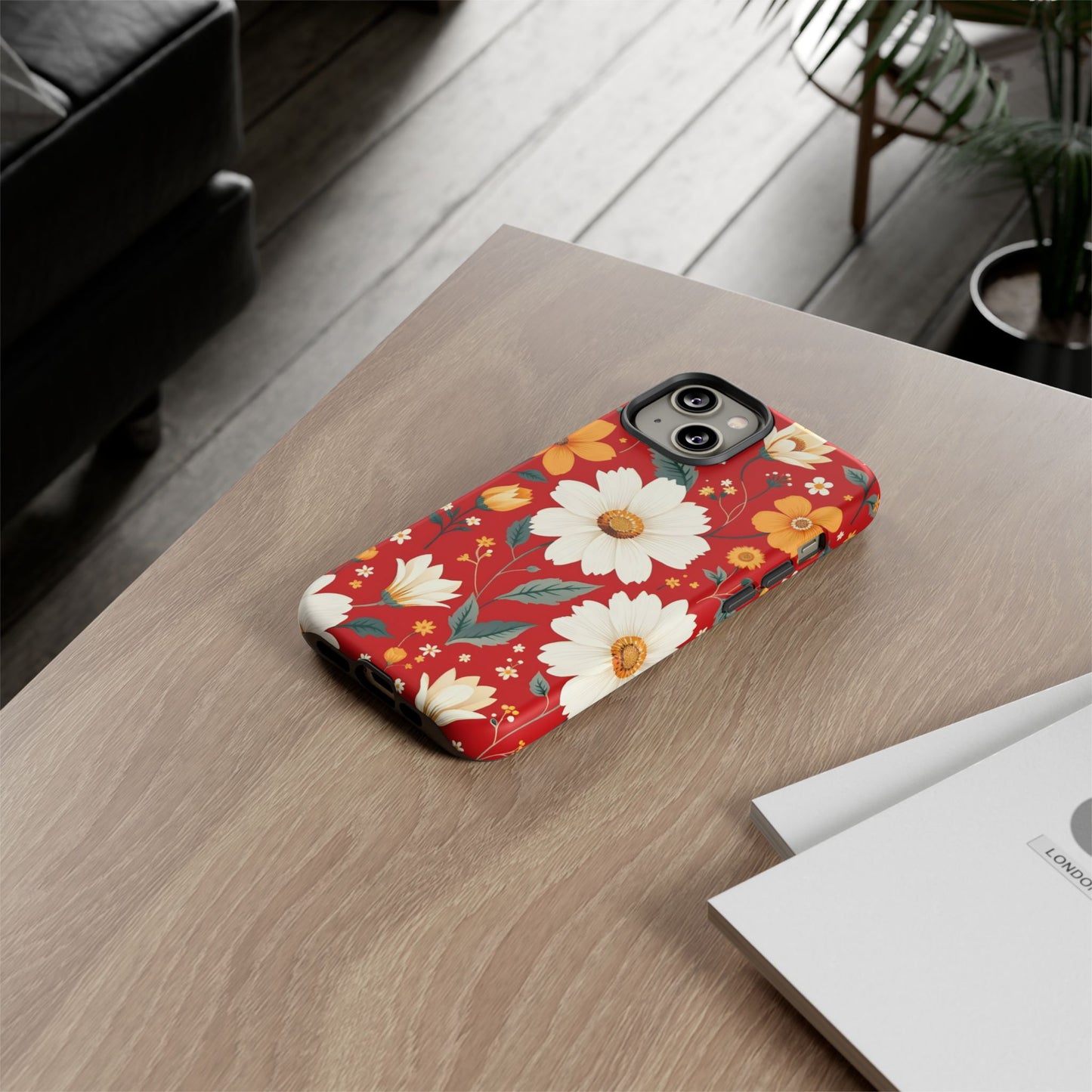 Floral Tough Phone Case | Durable Protection with Vibrant Flowers