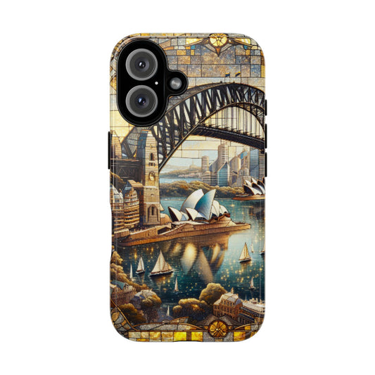 Sydney Mosaic Tough Phone Case - Durable Protection with Scenic Design