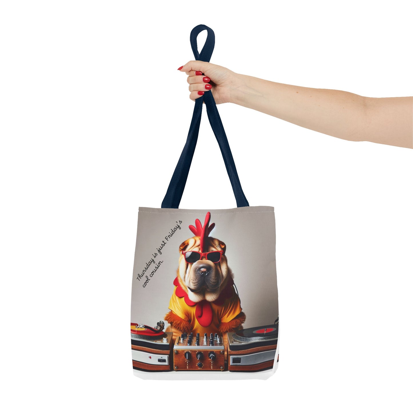 Cool DJ Dog Tote Bag - Perfect for Music Lovers and Pet Owners
