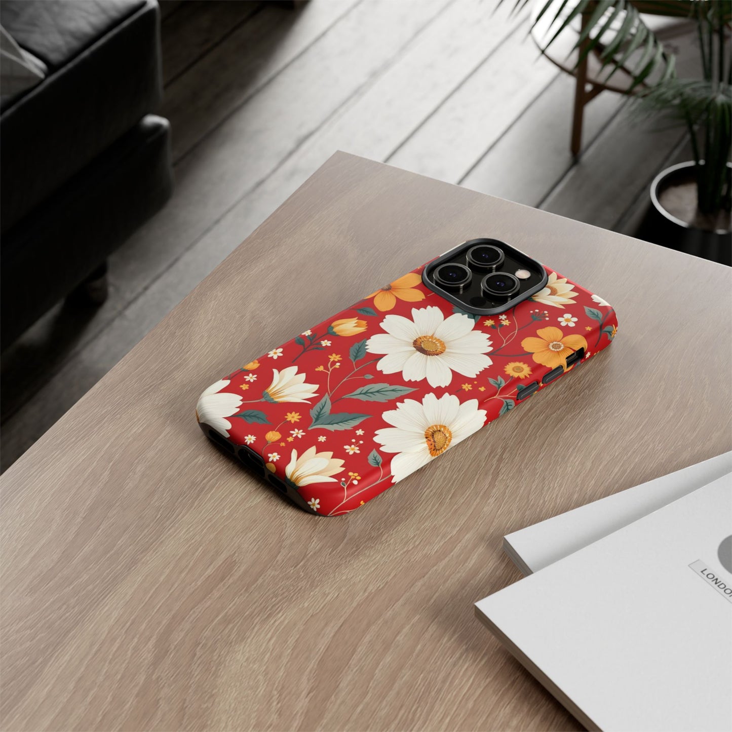 Floral Tough Phone Case | Durable Protection with Vibrant Flowers