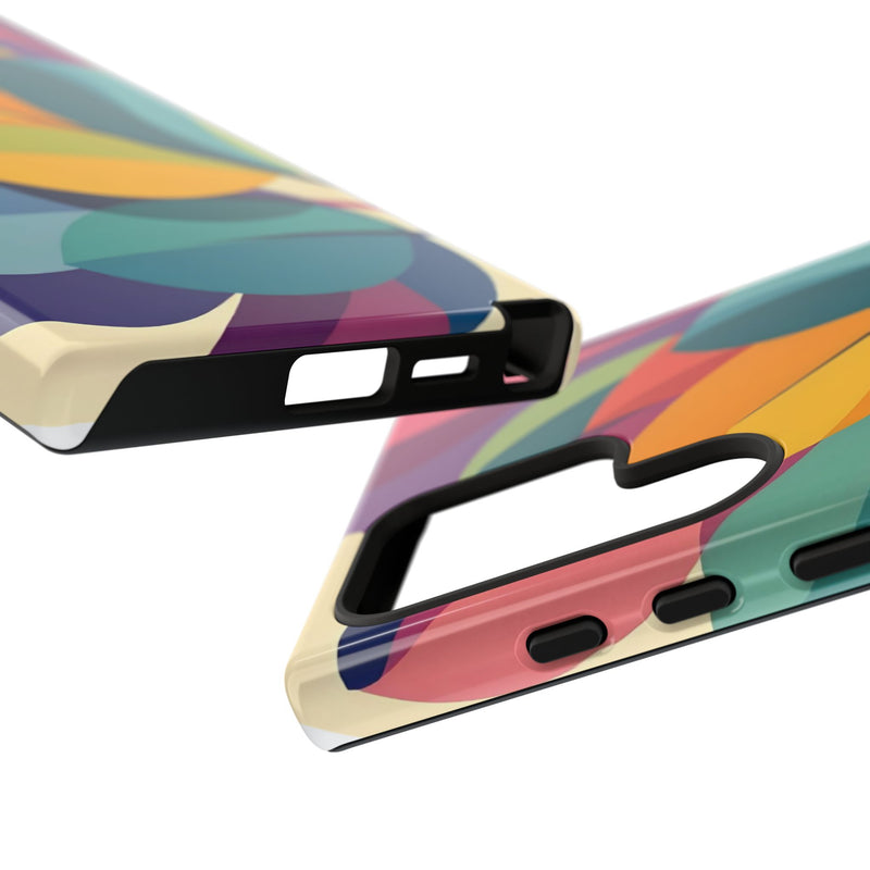Colorful Leaf Phone Case, Tough TPU Cover, Eco-Friendly Design, Perfect Gift for Nature Lovers, Vibrant Floral Style