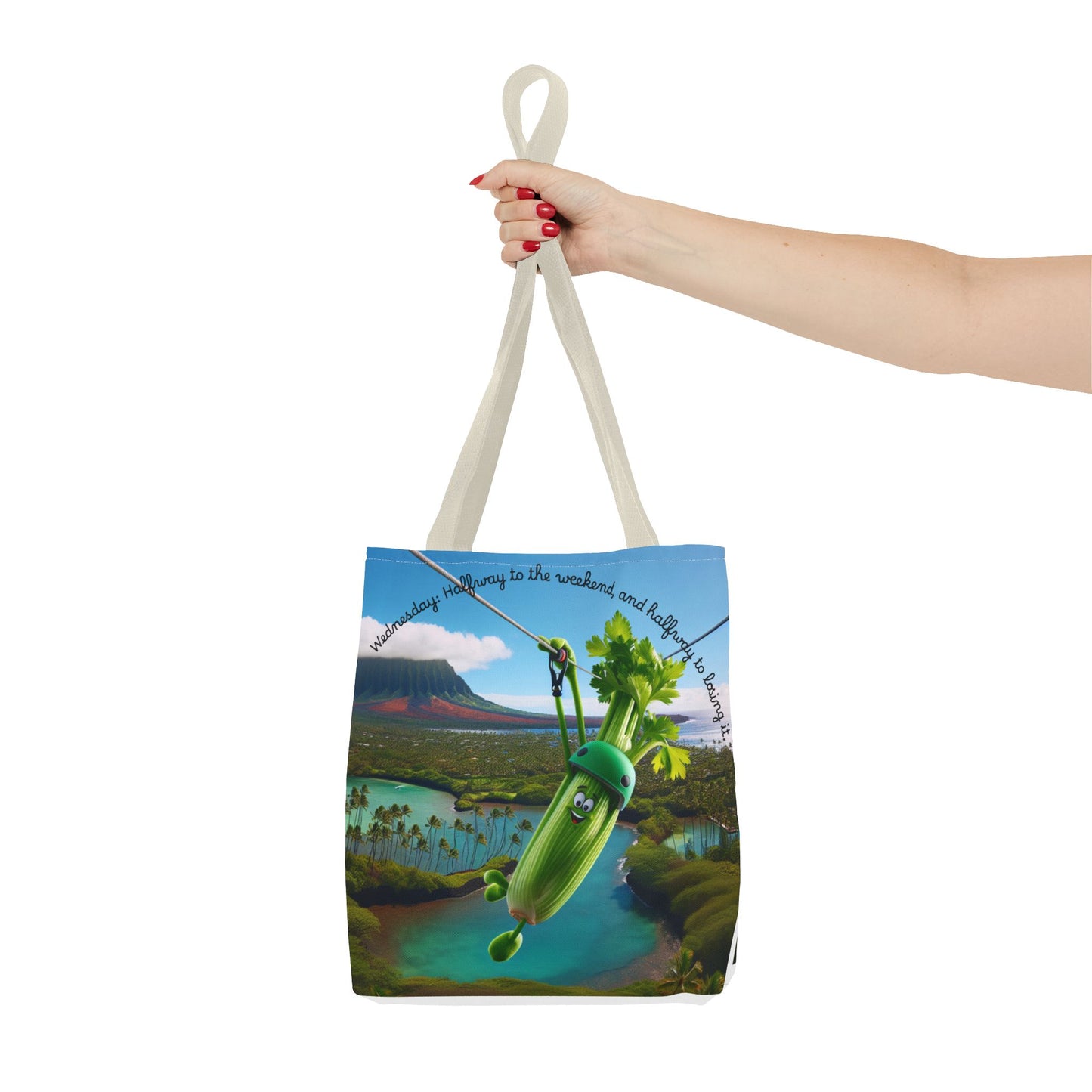 Whimsical Vegetable Tote Bag - Perfect for Weekend Adventures!