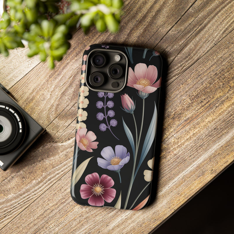 Floral Phone Case - Tough Cases with Elegant Botanical Design